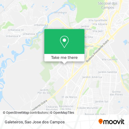 Galeteiros map