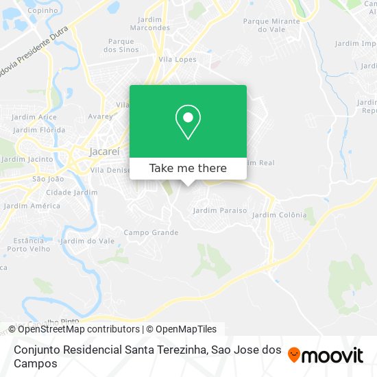 Conjunto Residencial Santa Terezinha map