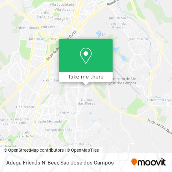 Adega Friends N' Beer map