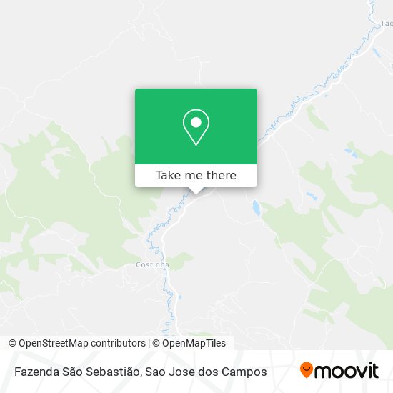 Mapa Fazenda São Sebastião