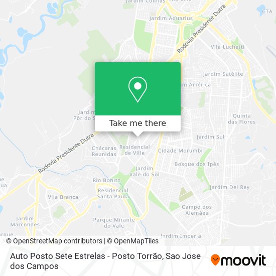 Auto Posto Sete Estrelas - Posto Torrão map