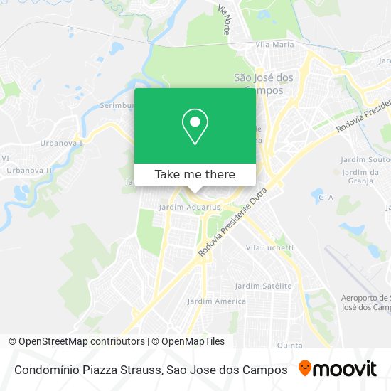 Condomínio Piazza Strauss map
