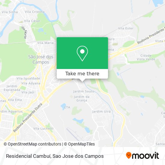 Mapa Residencial Cambuí