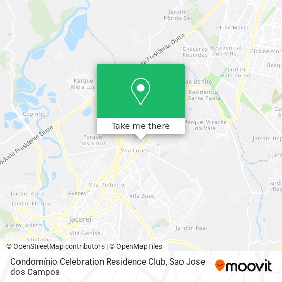 Condomínio Celebration Residence Club map