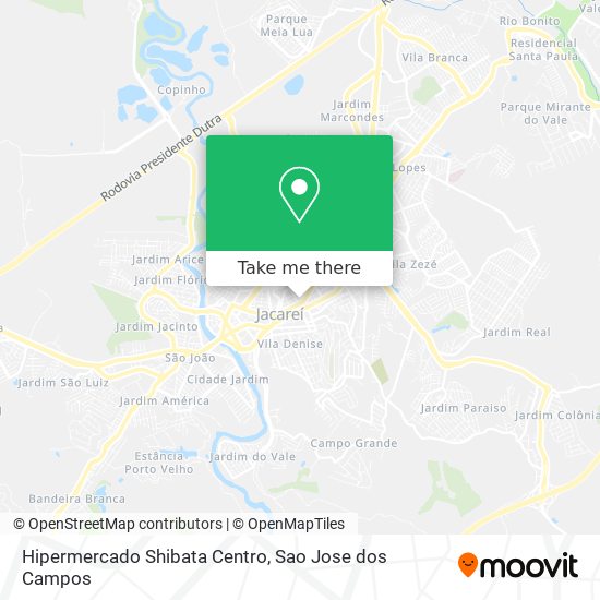 Hipermercado Shibata Centro map
