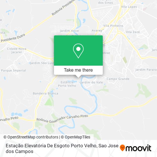Estação Elevatória De Esgoto Porto Velho map