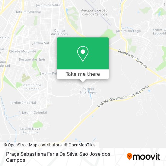 Praça Sebastiana Faria Da Silva map