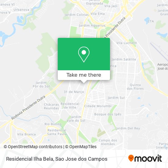 Residencial Ilha Bela map