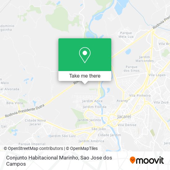 Conjunto Habitacional Marinho map