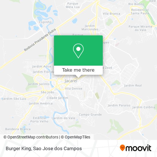 Burger King map