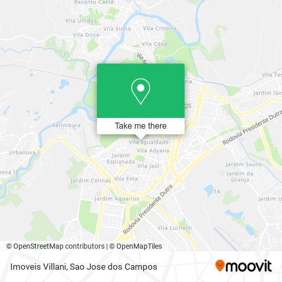 Imoveis Villani map