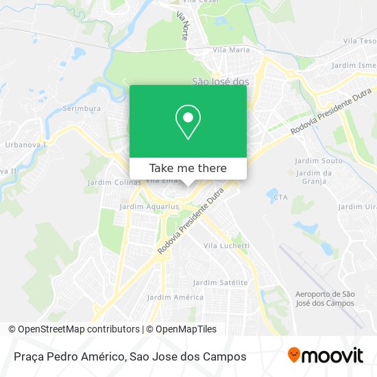 Mapa Praça Pedro Américo