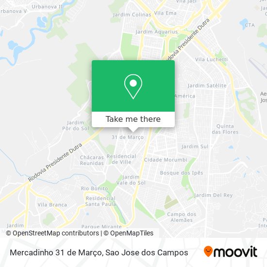 Mercadinho 31 de Março map