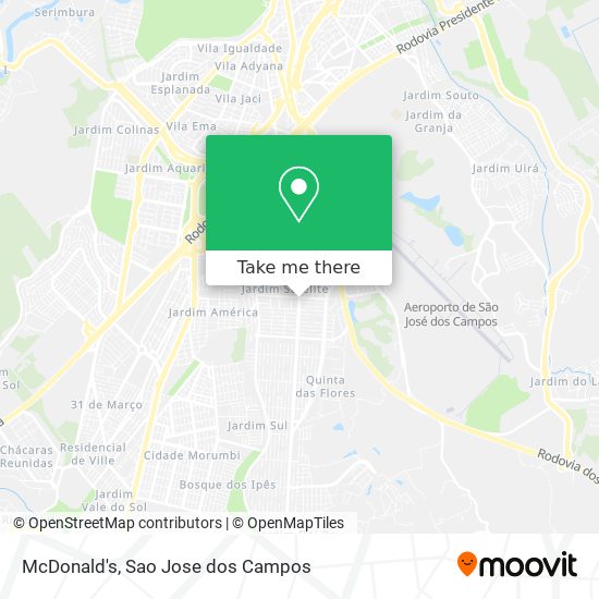 McDonald's map