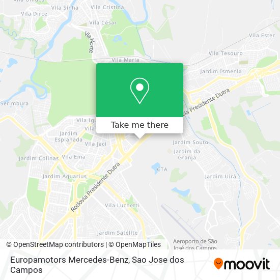 Europamotors Mercedes-Benz map
