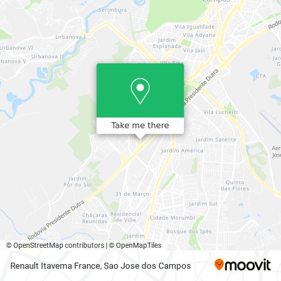 Renault Itavema France map