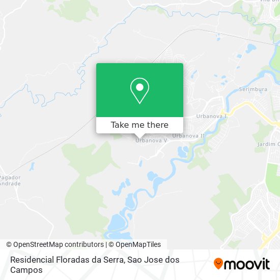 Mapa Residencial Floradas da Serra