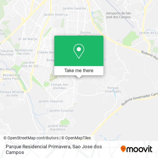 Parque Residencial Primavera map