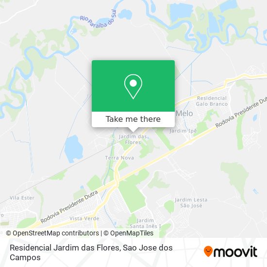 Residencial Jardim das Flores map