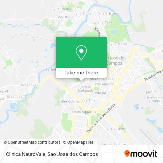 Clinica NeuroVale map