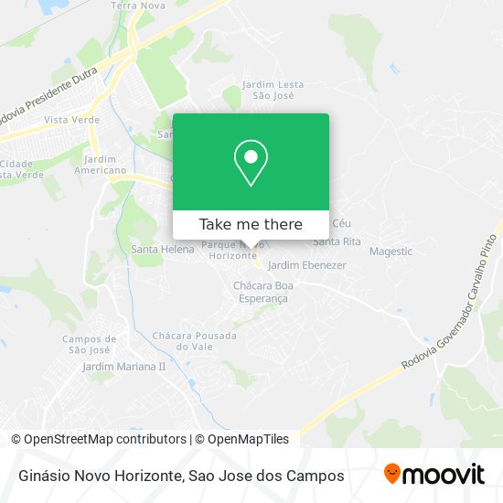 Ginásio Novo Horizonte map