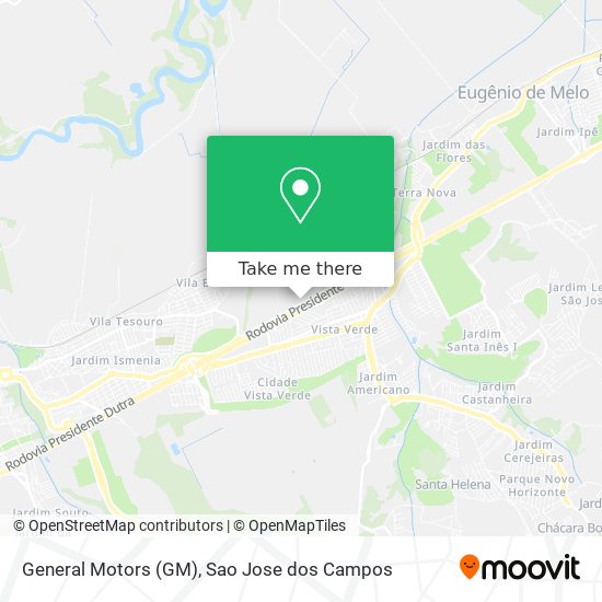 General Motors (GM) map