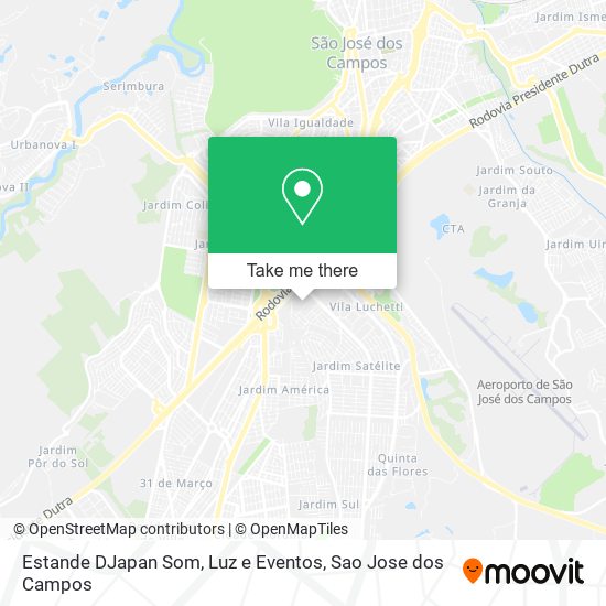 Estande DJapan Som, Luz e Eventos map