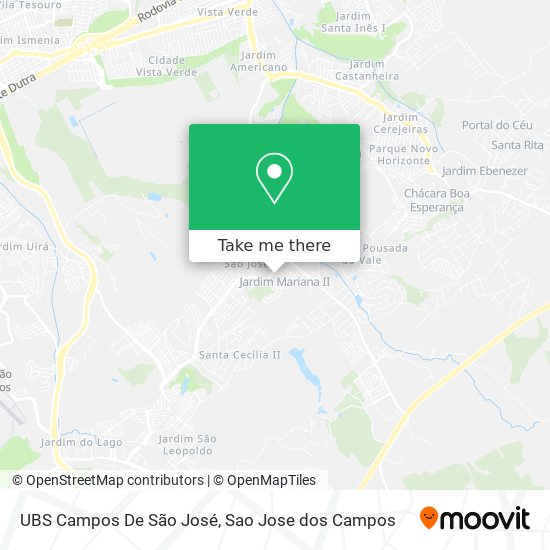 UBS Campos De São José map