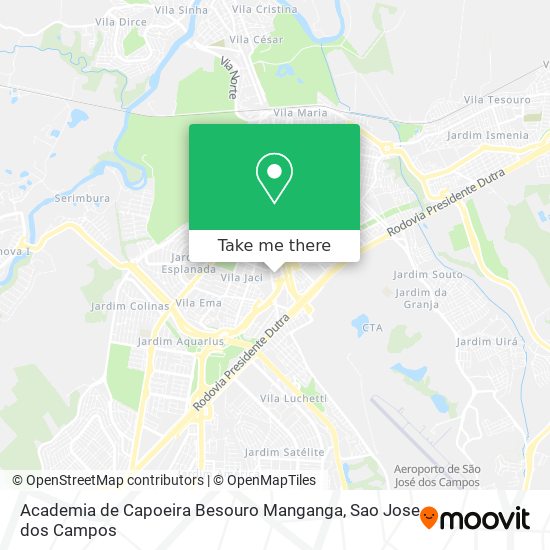 Academia de Capoeira Besouro Manganga map