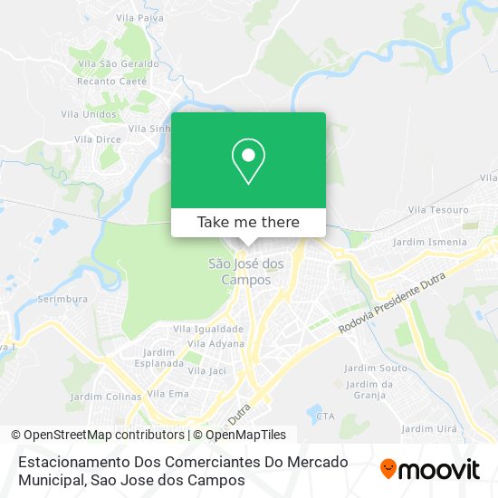 Estacionamento Dos Comerciantes Do Mercado Municipal map