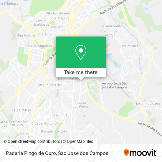 Padaria Pingo de Ouro map