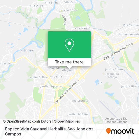 Espaço Vida Saudavel Herbalife map