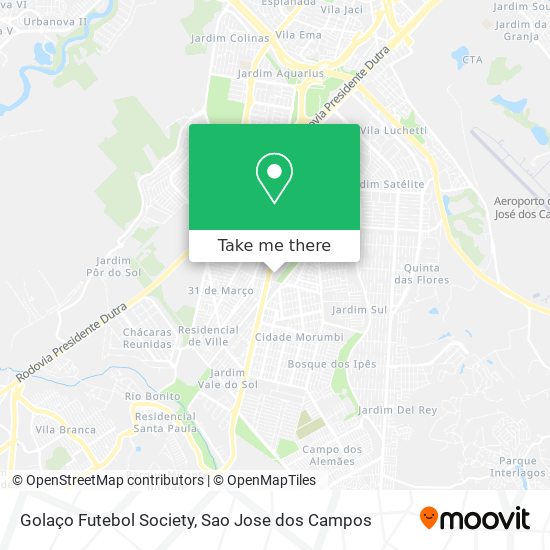 Golaço Futebol Society map