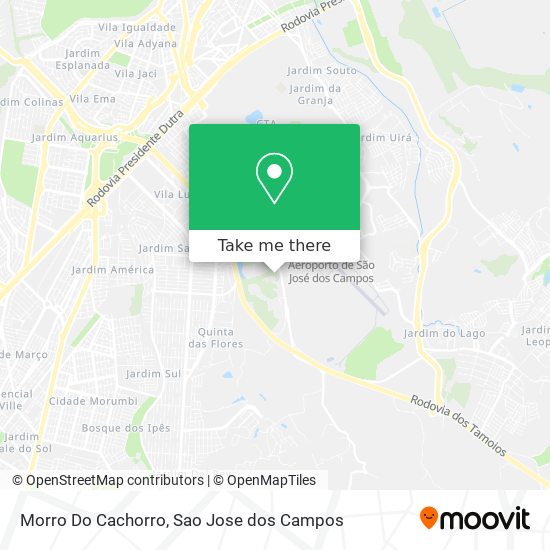 Morro Do Cachorro map
