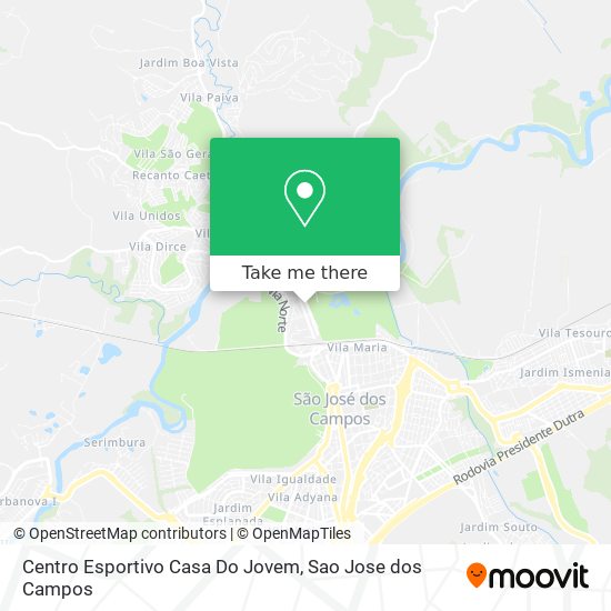 Centro Esportivo Casa Do Jovem map