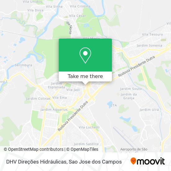 DHV Direções Hidráulicas map