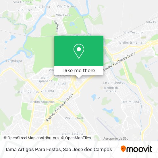 Iamá Artigos Para Festas map