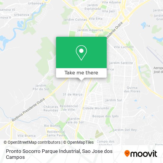 Pronto Socorro Parque Industrial map
