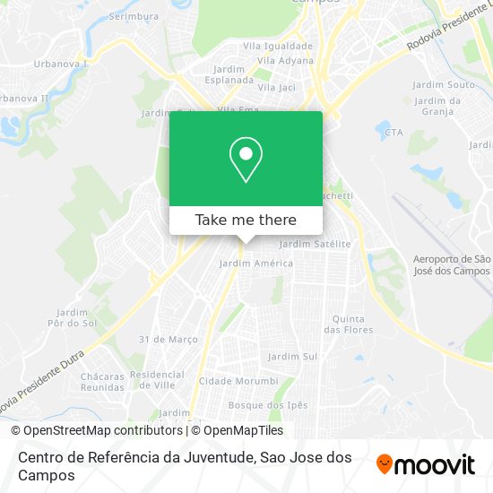 Centro de Referência da Juventude map