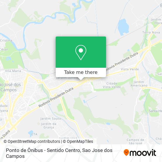 Ponto de Ônibus - Sentido Centro map