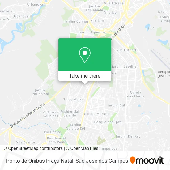 Ponto de Onibus Praça Natal map