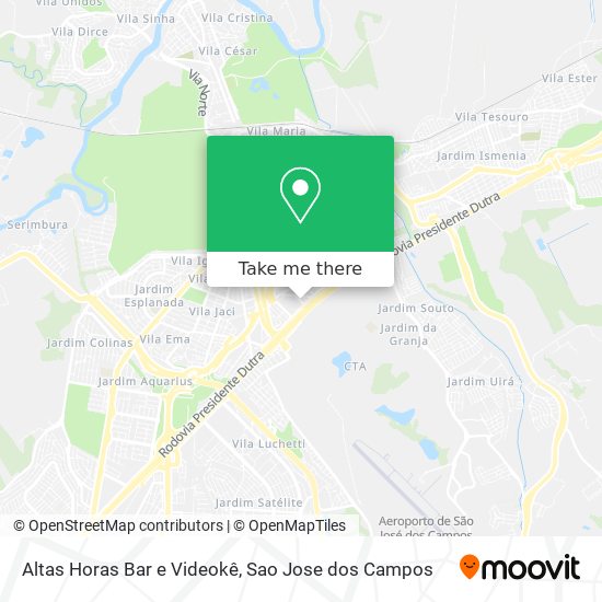 Altas Horas Bar e Videokê map