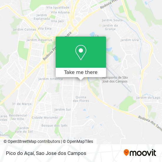 Pico do Açaí map
