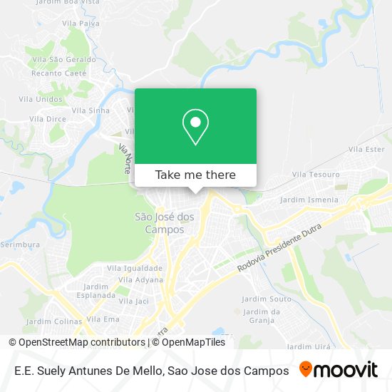 E.E. Suely Antunes De Mello map
