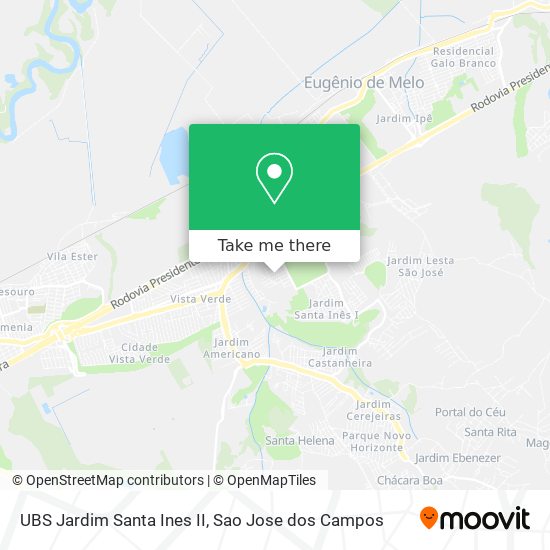 UBS Jardim Santa Ines II map