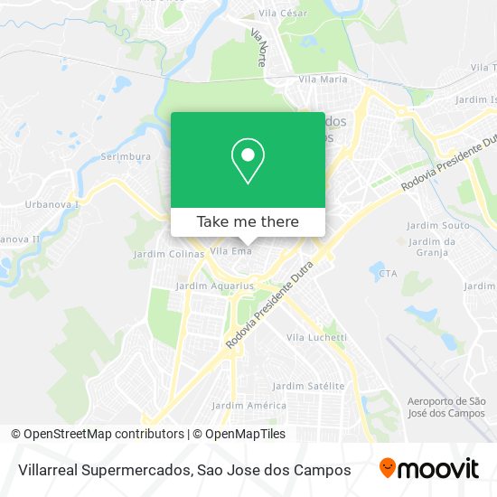 Villarreal Supermercados map