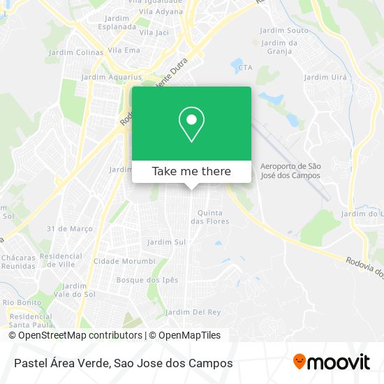 Pastel Área Verde map