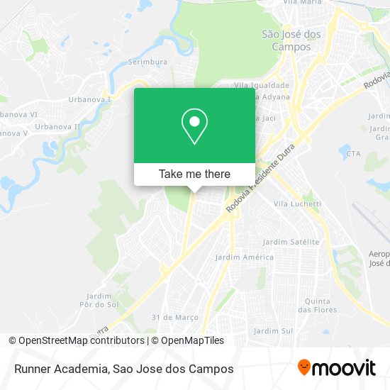Runner Academia map