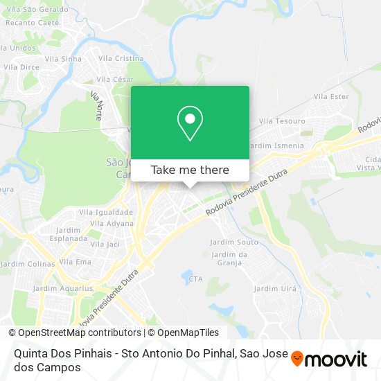 Quinta Dos Pinhais - Sto Antonio Do Pinhal map