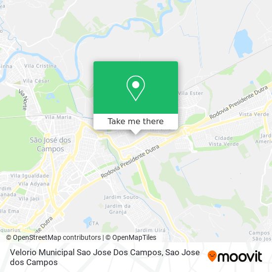 Mapa Velorio Municipal Sao Jose Dos Campos